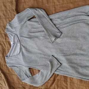 Alya waffle skater dress